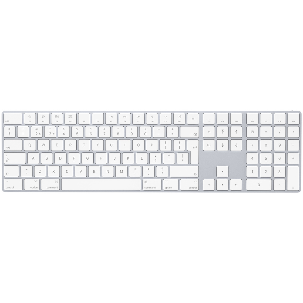 Apple Magic Keyboard with Numeric Keypad (Lightning) - British English - Silver