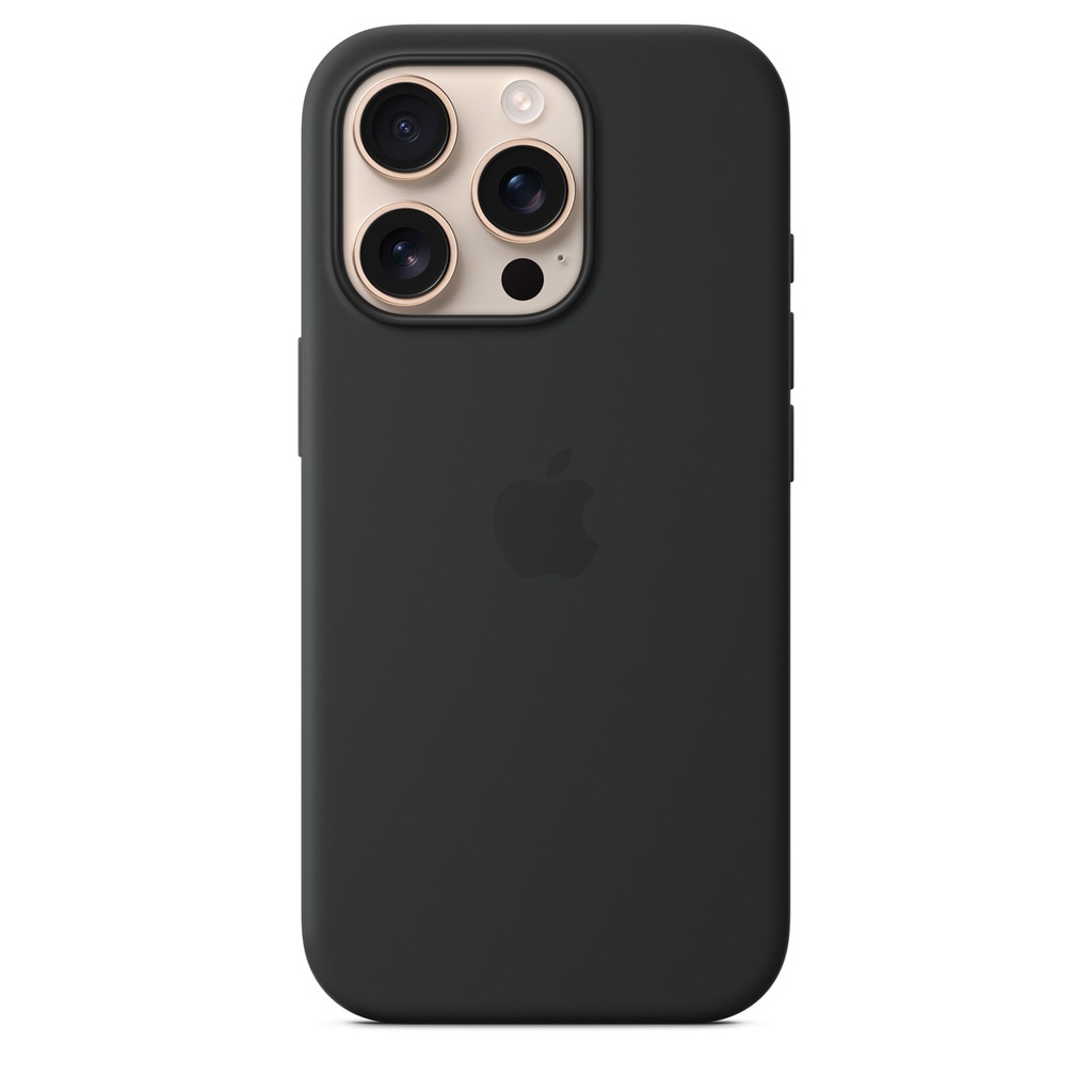 iPhone 16 Pro Max Silicone Case with MagSafe - Black