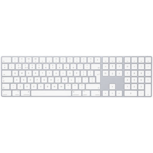 [MQ052B/A] Apple Magic Keyboard with Numeric Keypad (Lightning) - British English - Silver