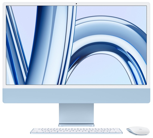 [MQRC3B/A] 24-inch M3 iMac with 4.5K Retina display: Blue 256GB