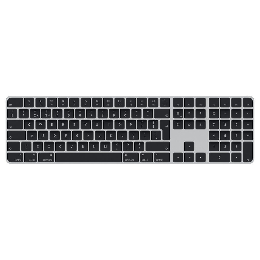 Magic Keyboard with Touch ID and Numeric Keypad (Lightning) - British English - Black