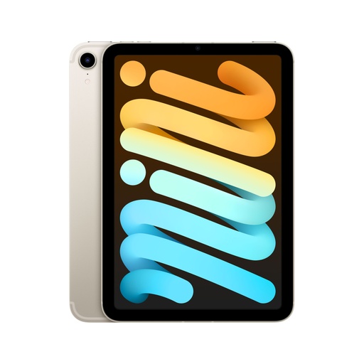 [MK8C3B/A] iPad mini (6th Gen) Wi-Fi + Cellular 64GB - Starlight