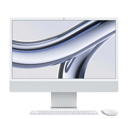24-inch M3 iMac with 4.5K Retina display: Silver
